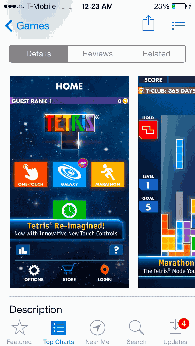 iOS 7 App Store Screenshots