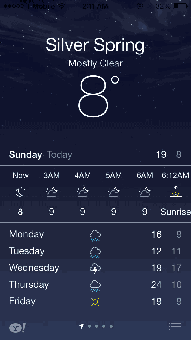 iOS 7 the ultimate Weather app guide