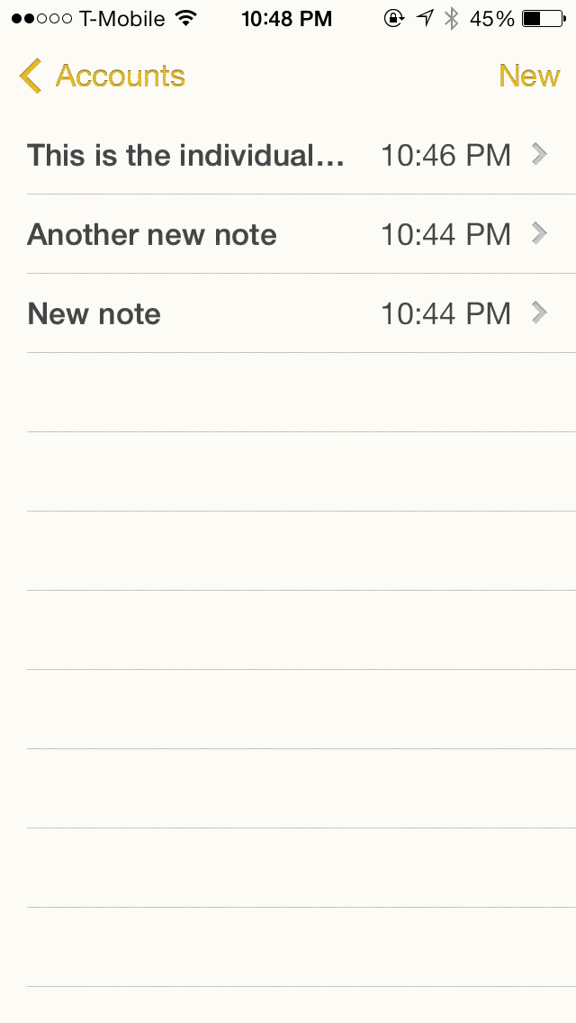 iOS 7 the ultimate Notes app guide