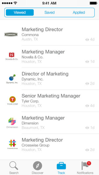 LinkedIn Job Search 1.0 for iOS (iPhone screenshot 001)