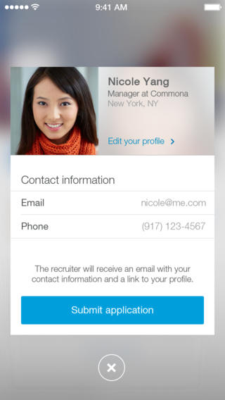 LinkedIn Job Search 1.0 for iOS (iPhone screenshot 004)