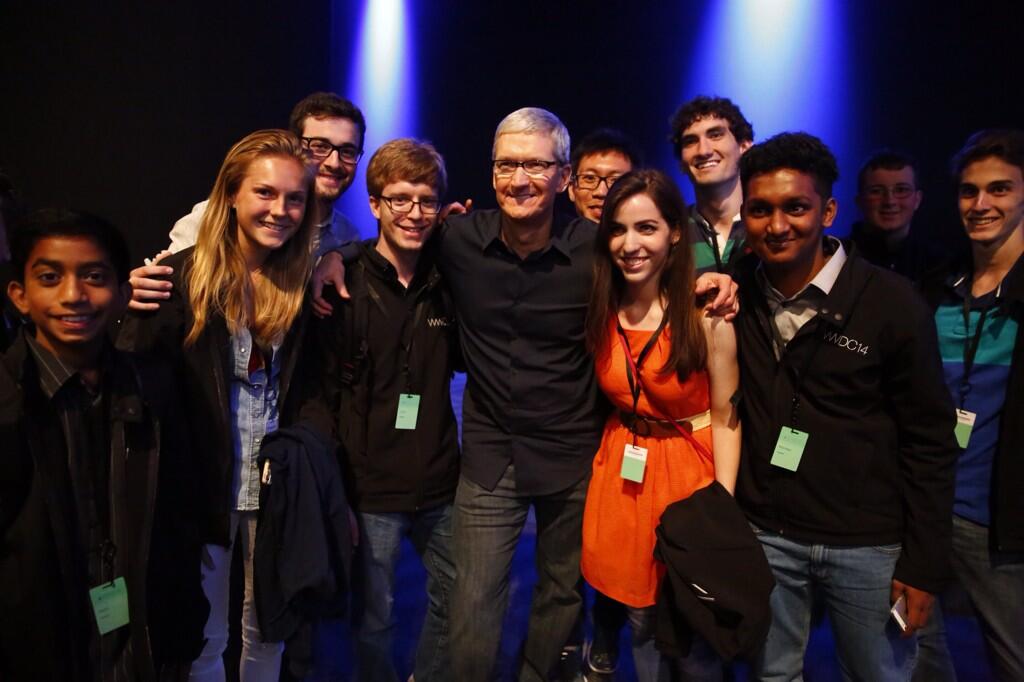 Tim Cook (Meeting WWDC 2014 developers)