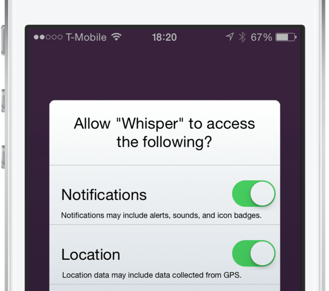 iOS Permissions