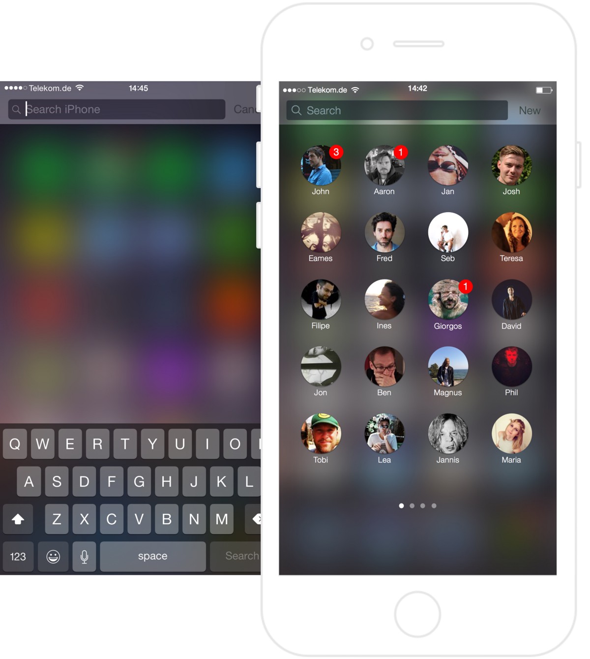 iOS Contacts concept Frank Costa 001