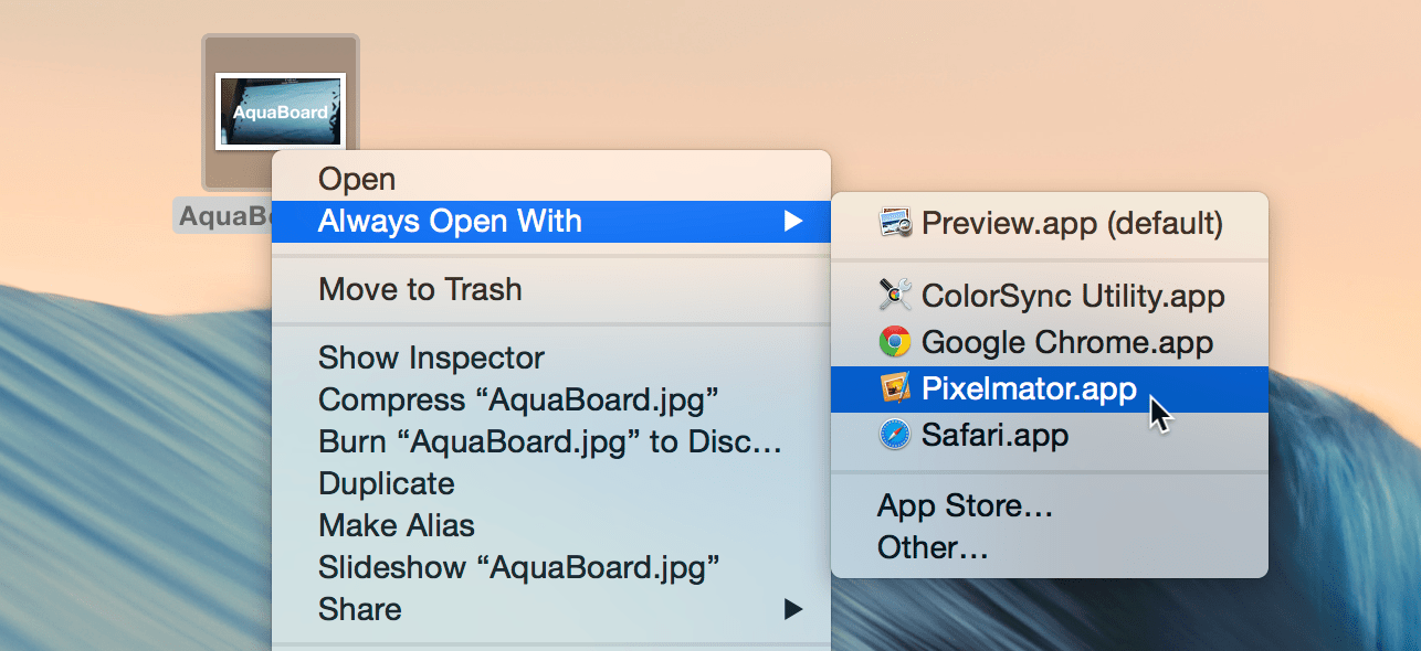 How to make files always open with a specific app on Mac