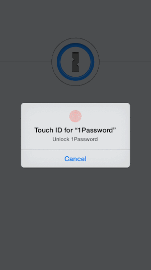 1Password 5.5 for iOS Touch ID improvements