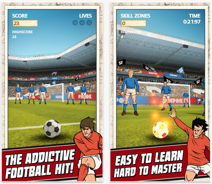 Flick Kick Football goes free as Apple's App of the Week