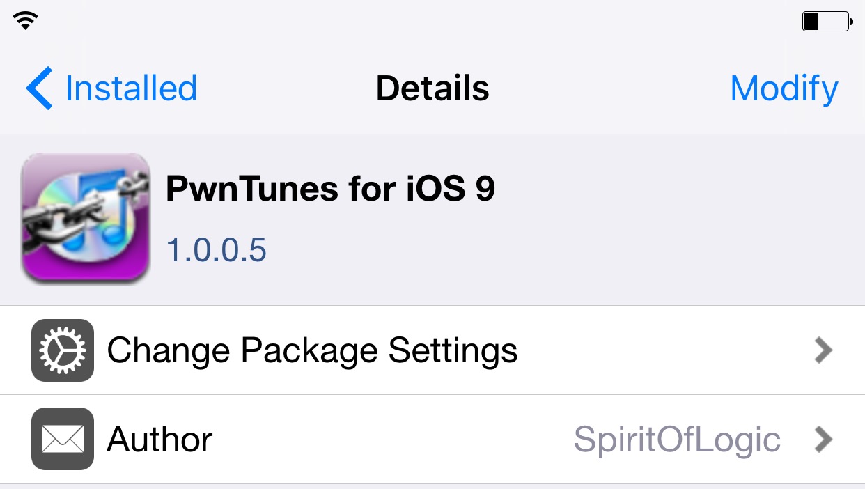 PwnTunes iOS 9
