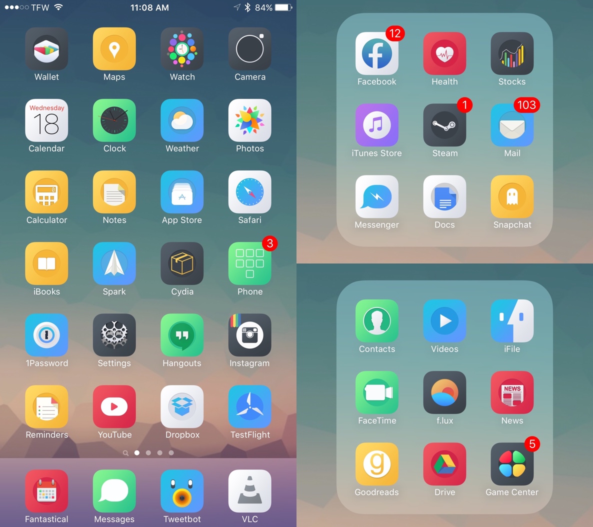 The best WinterBoard themes for iOS 9