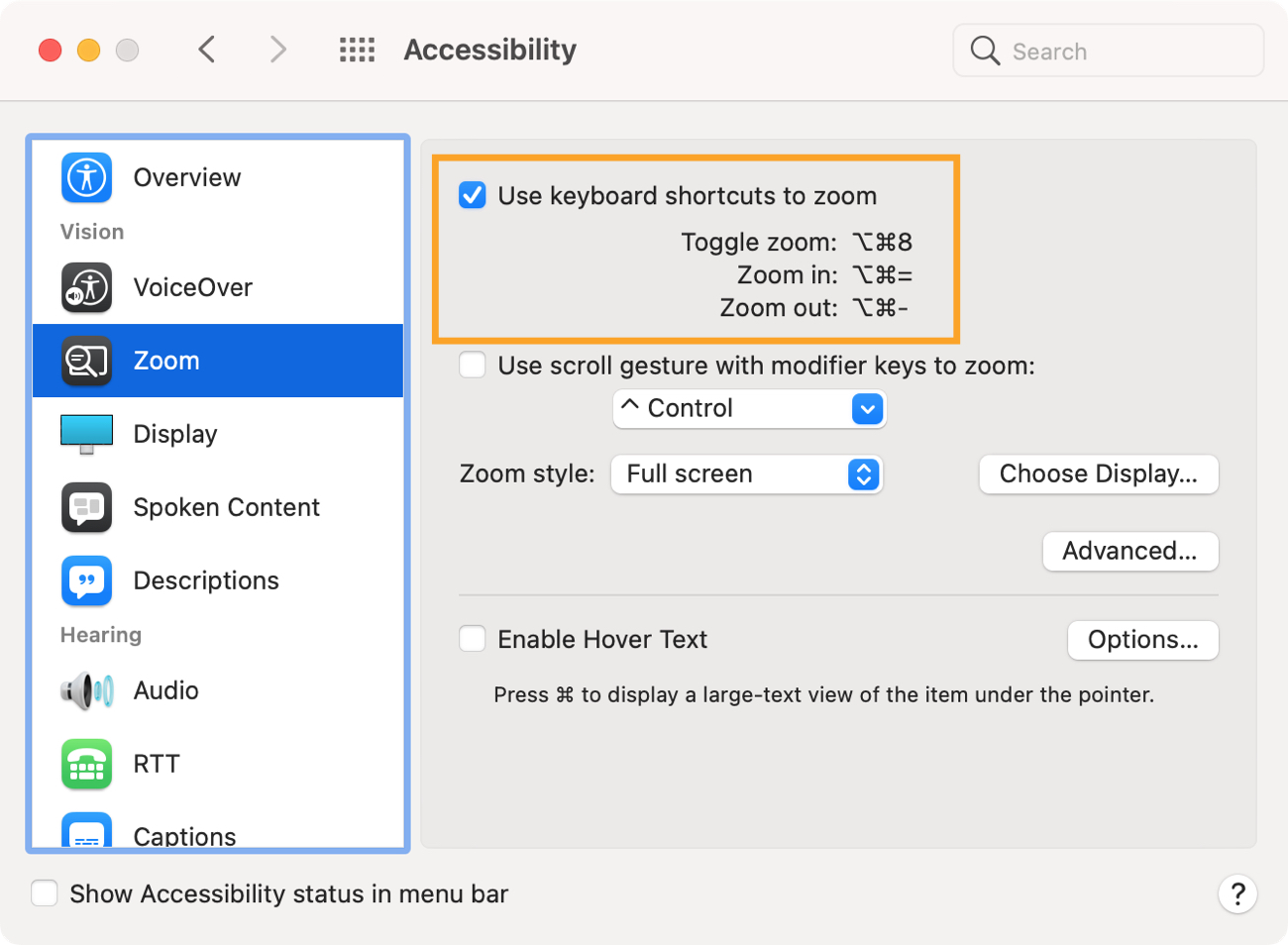 How to enable and use screen zoom on your Mac