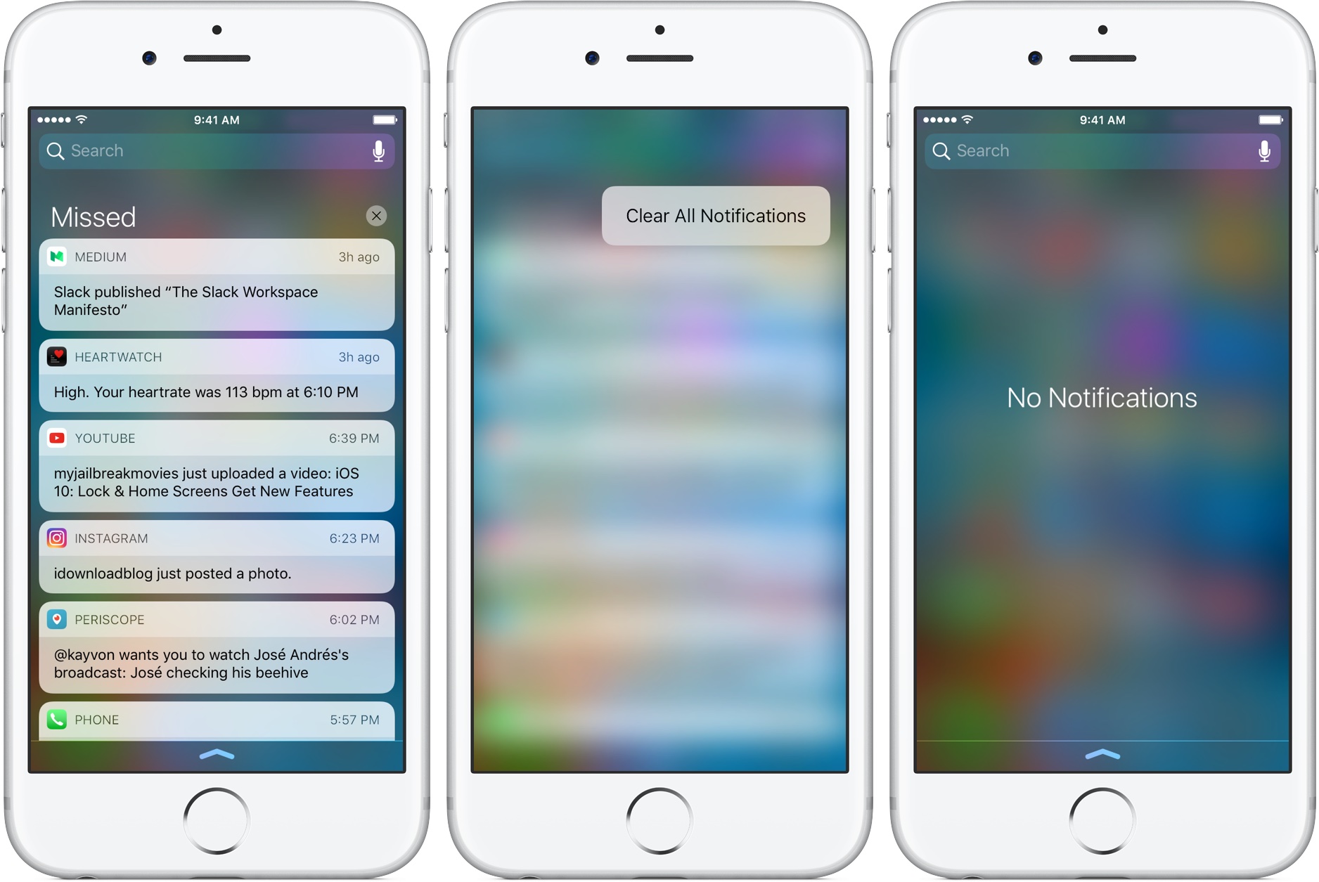 iOS 10 preview your new Lock screen with Raise to Wake, widgets