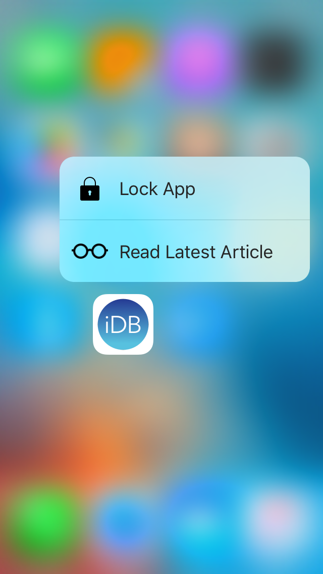 3DAppLock Home Screen Gesture