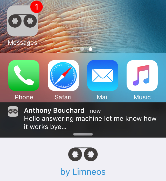 AnsweringMachine Notifications