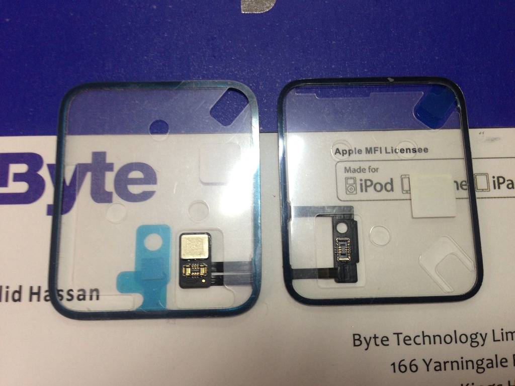 Apple Watch 2 display assembly Byte 001