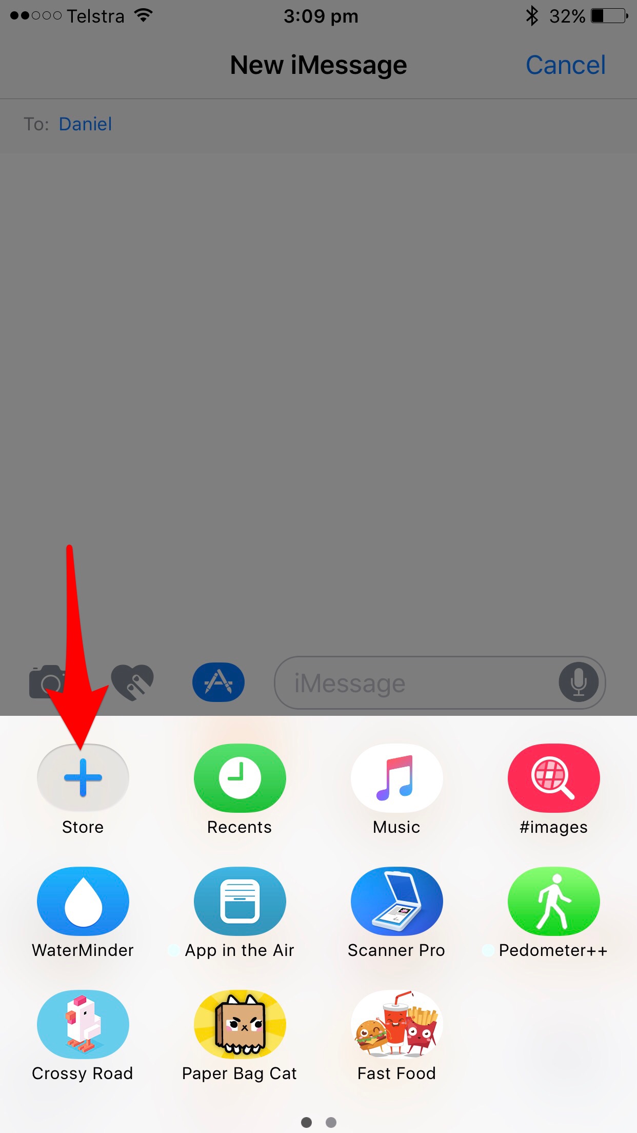 Tumblr iMessage App Store