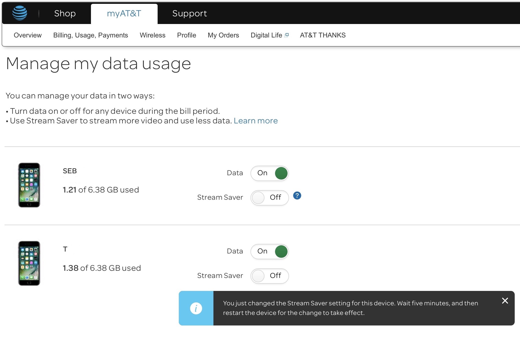 What's AT&T Stream Saver and how to turn it off?