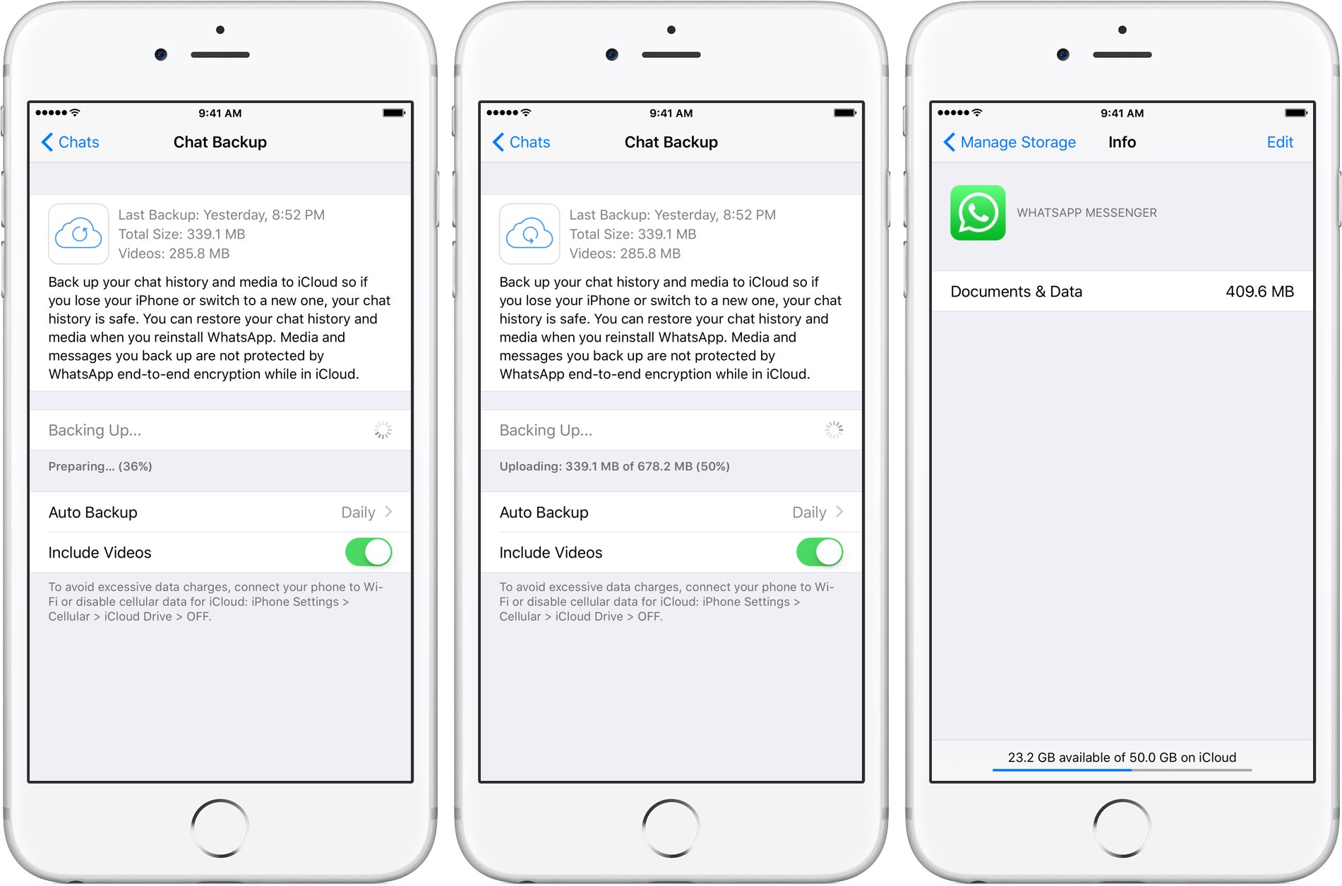 WhatsApp quietly added encryption to iCloud backups in