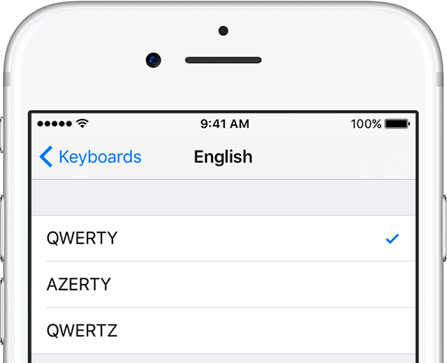 How to change iPhone keyboard layout