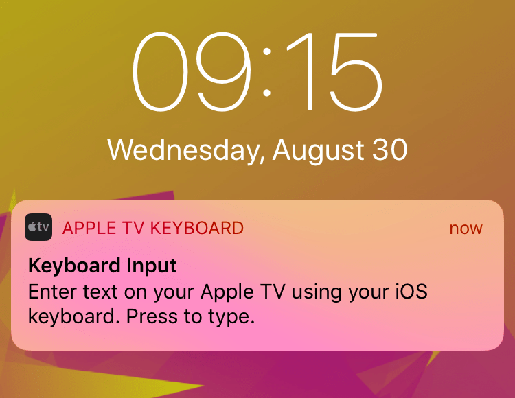 How to stop the Apple TV remote keyboard from popping up on your iPhone