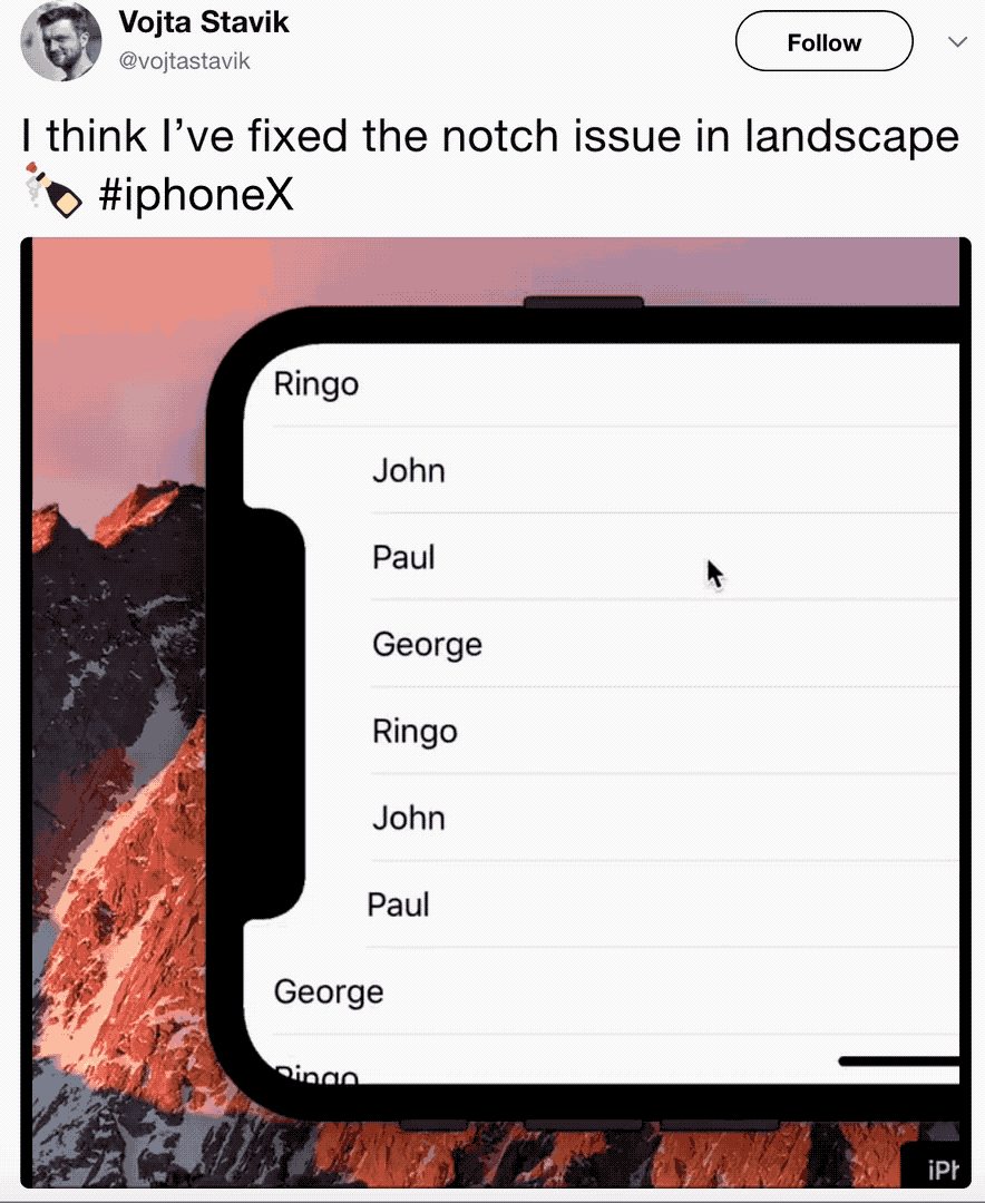 Will the iPhone X's notch be a problem for daytoday landscape mode use?