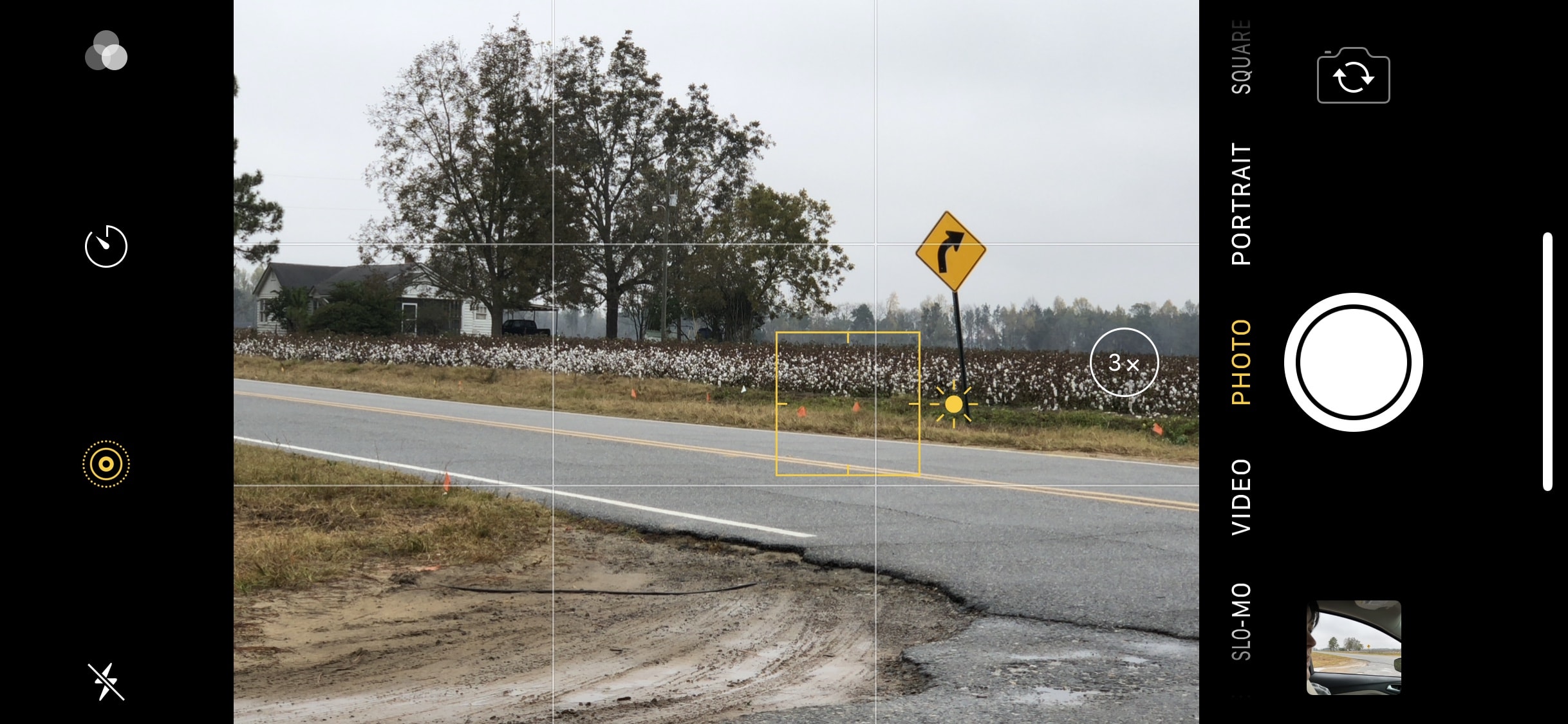 Use the Rule of Thirds to guide placement of horizon in your photos