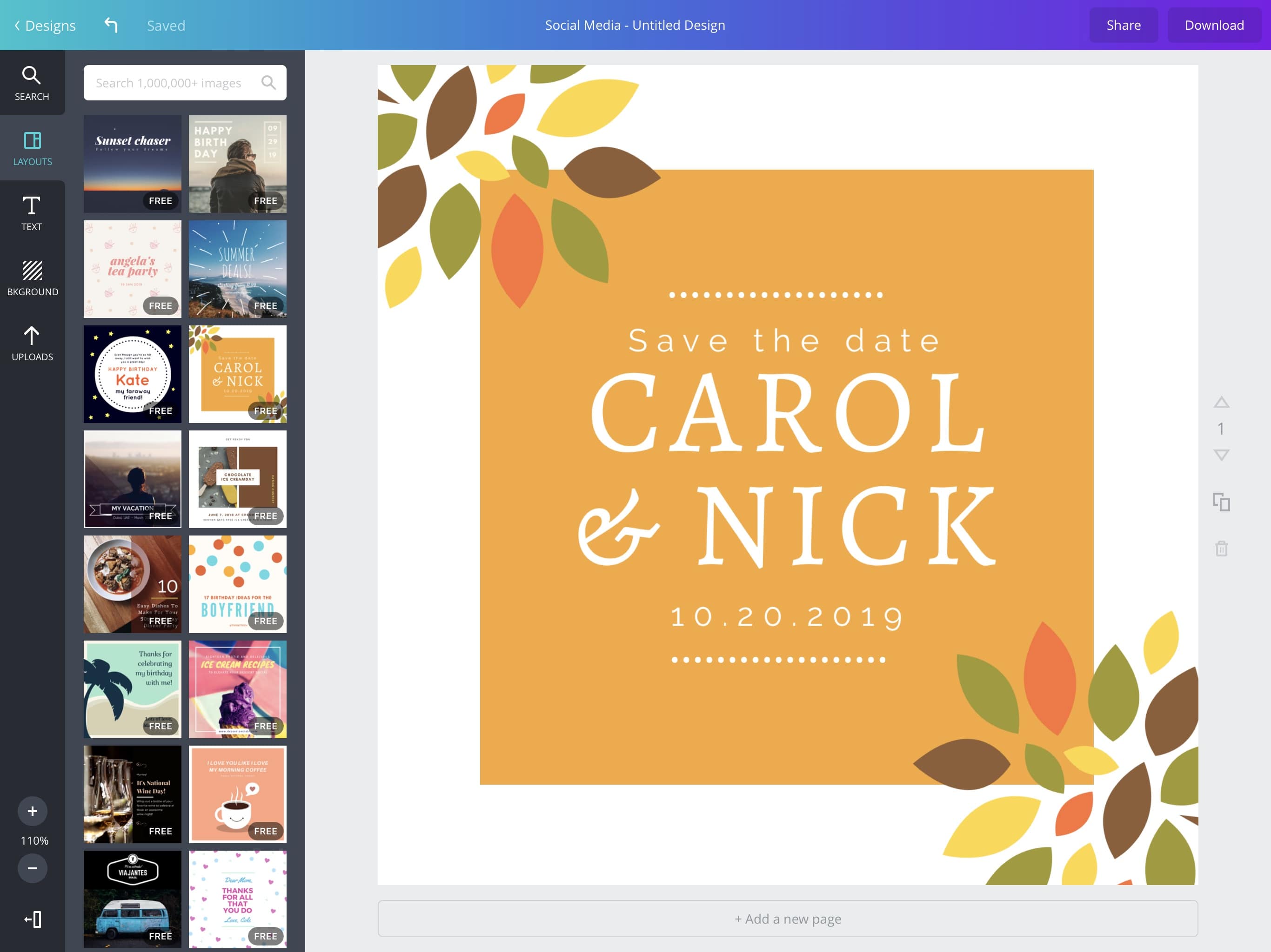 Canva lets you create beautiful graphics with ease on iPhone or iPad