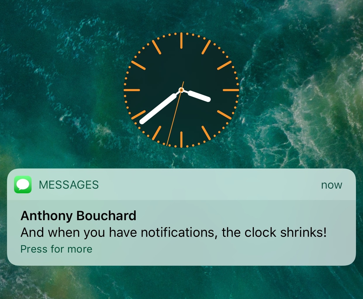 LockWatch adds Apple Watchinspired clocks to your iPhone's Lock screen