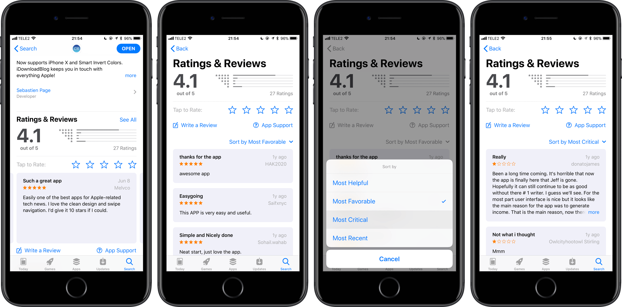 Robinhood App Store Ratings . How to filter App Store reviews