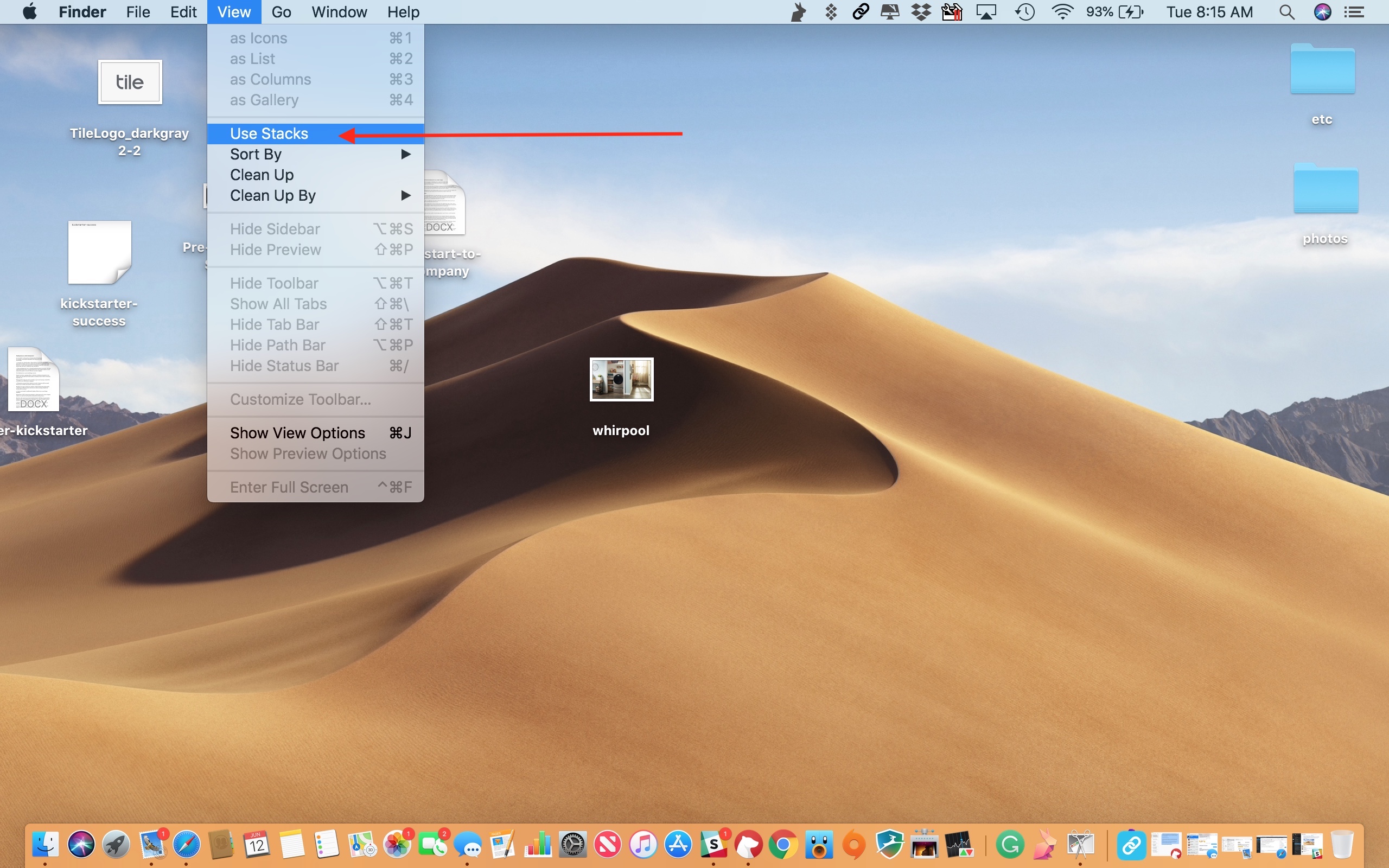 How to organize your Mac desktop with Stacks