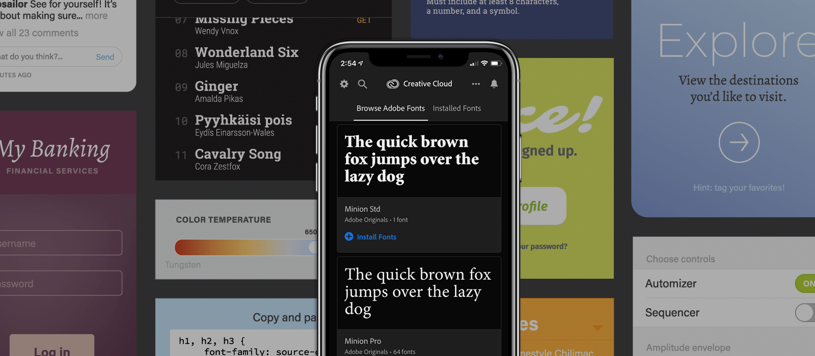 Adobe Creative Cloud mobile apps add 17,000 custom fonts