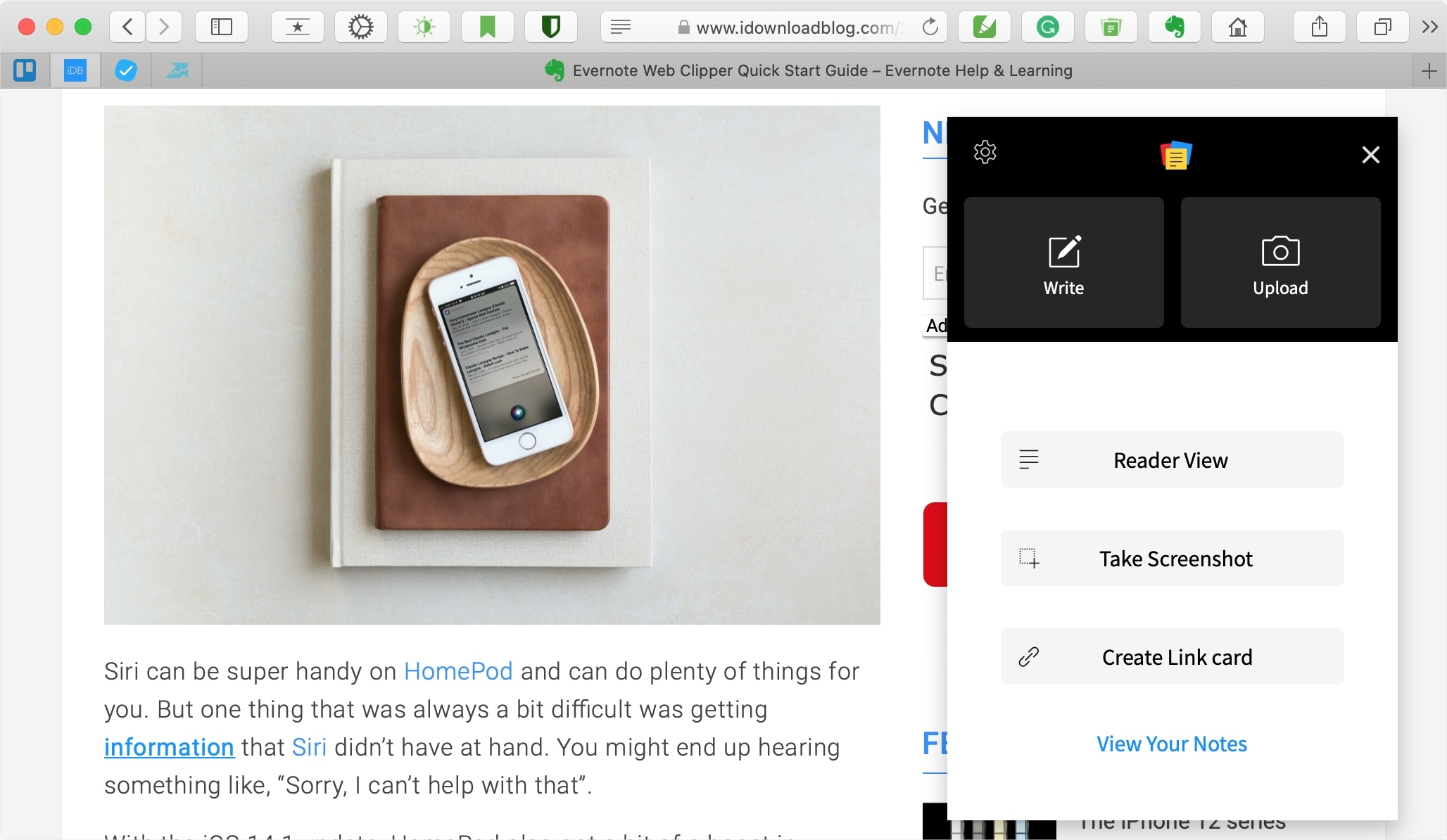 The best free Safari notes extensions for capturing and clipping