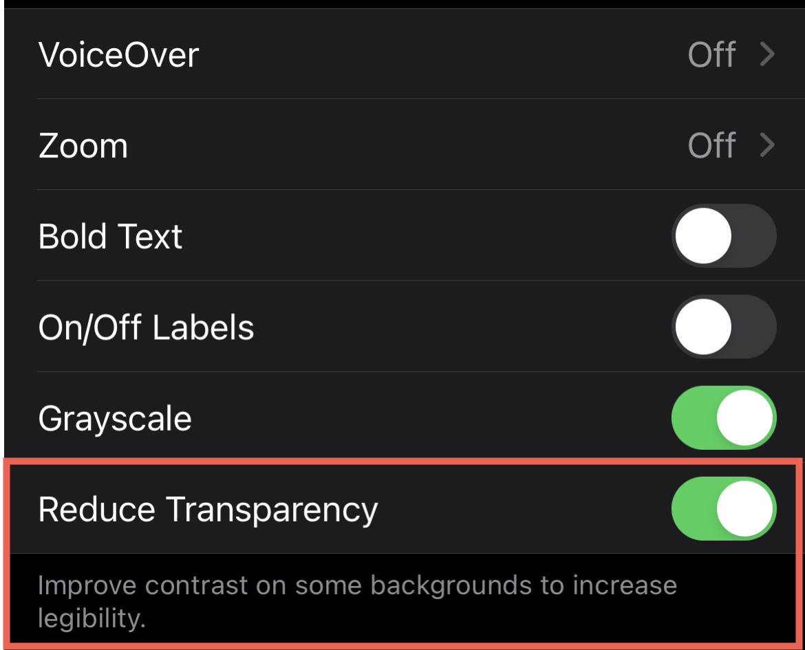 Apple Watch Accessibility settings for the visually impaired
