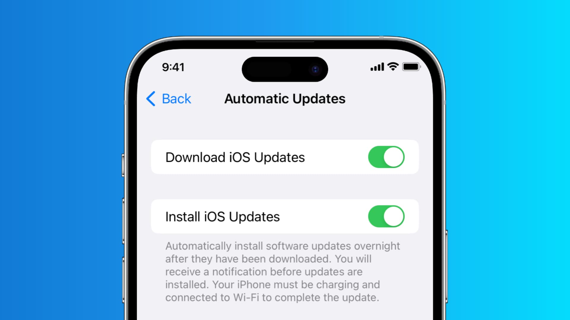 How to automatically update your iPhone and iPad software