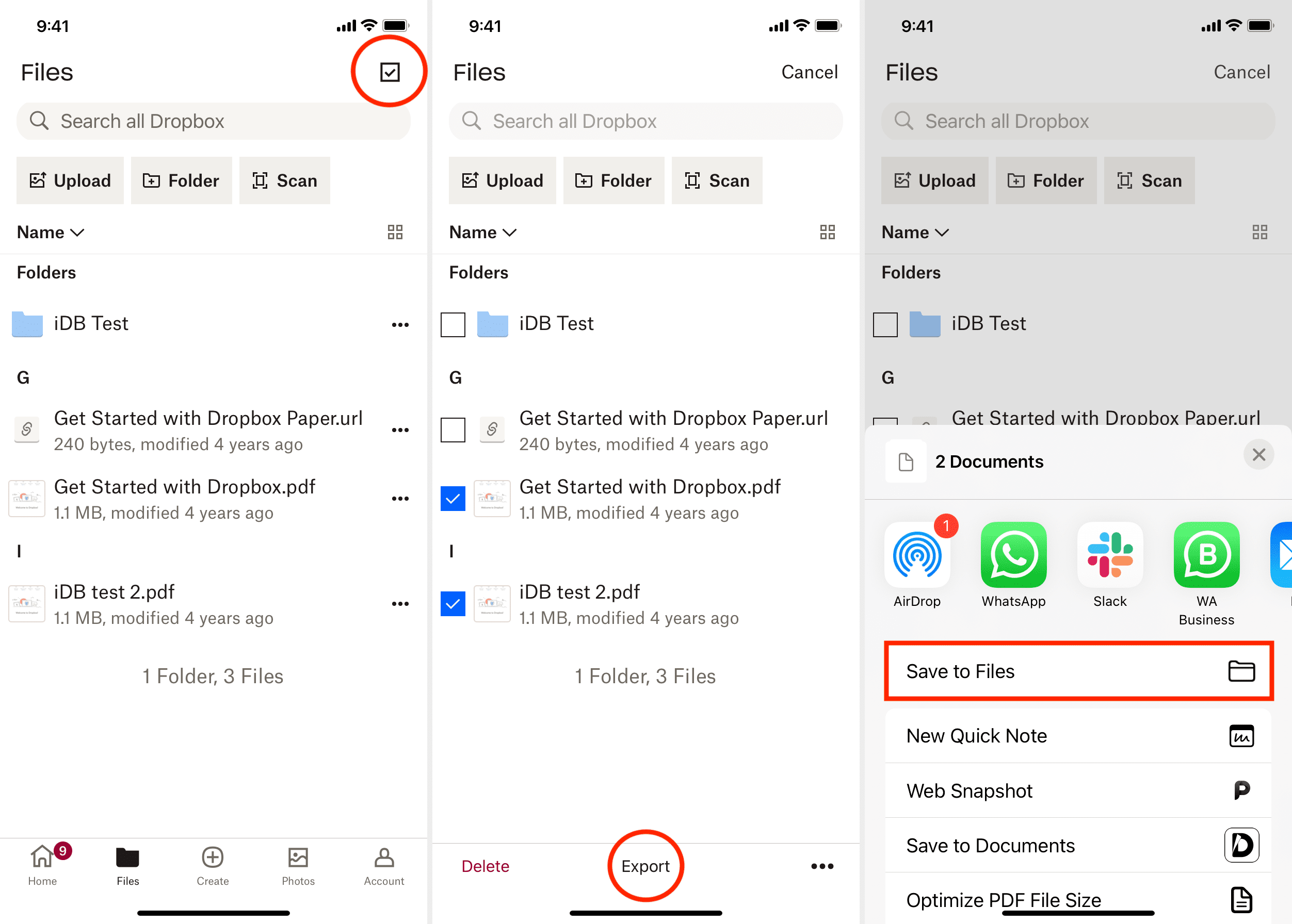 How to move files from Google Drive, Dropbox, etc., to iCloud Drive