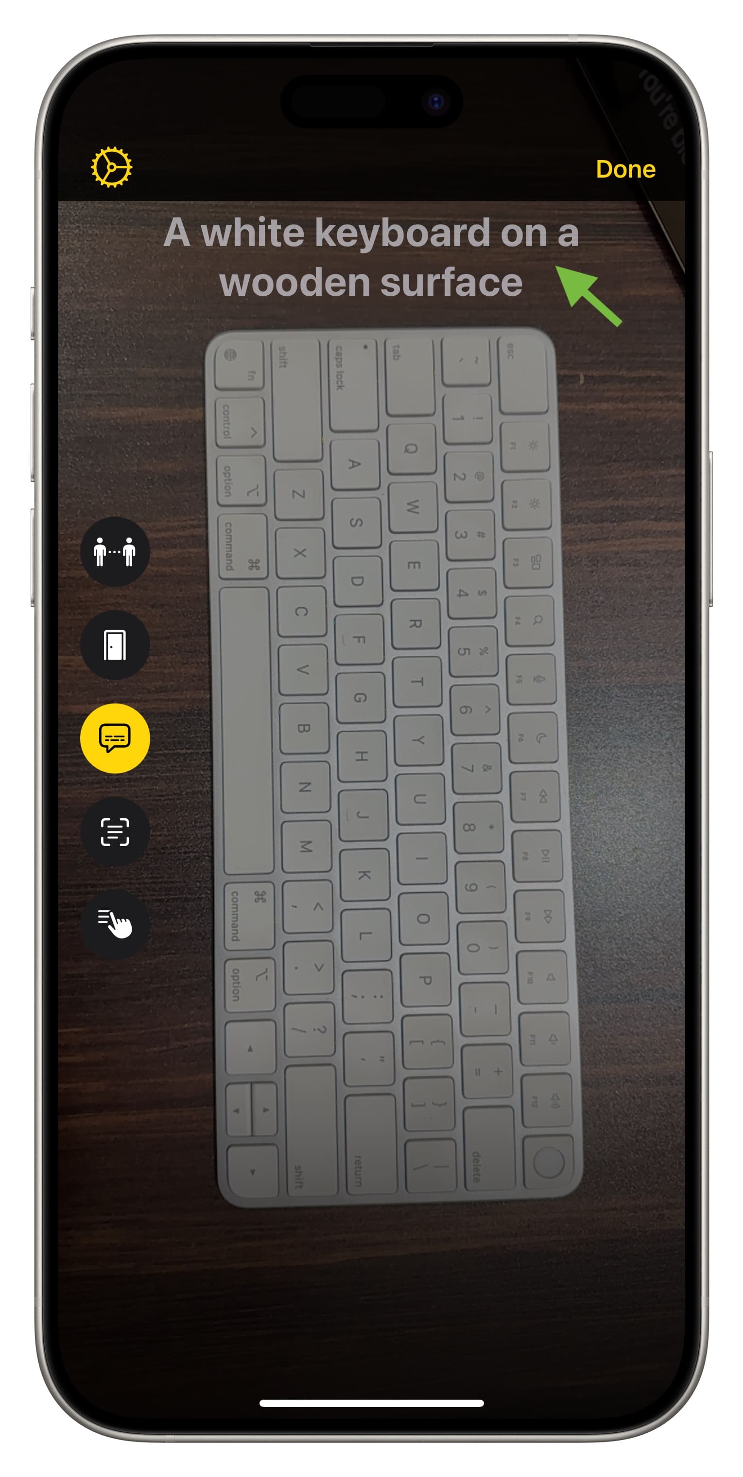 How to use detection mode in the Magnifier app on iPhone
