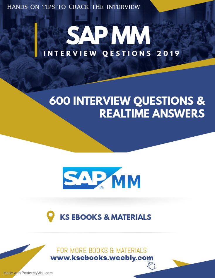 SAP MM INTERVIEW QUESTIONS & ANSWERS