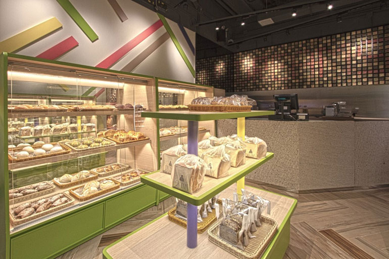 A Feature Wall at this Hong Kong Bakery Displays 1,500 Actual Bread Loaves