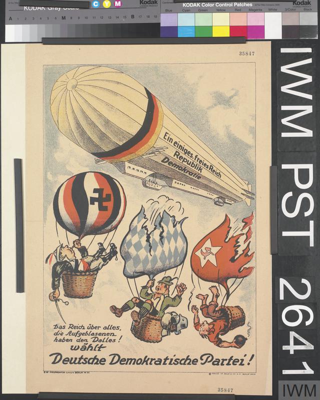 Wählt Deutsche Demokratische Partei! [Vote for the German Democratic