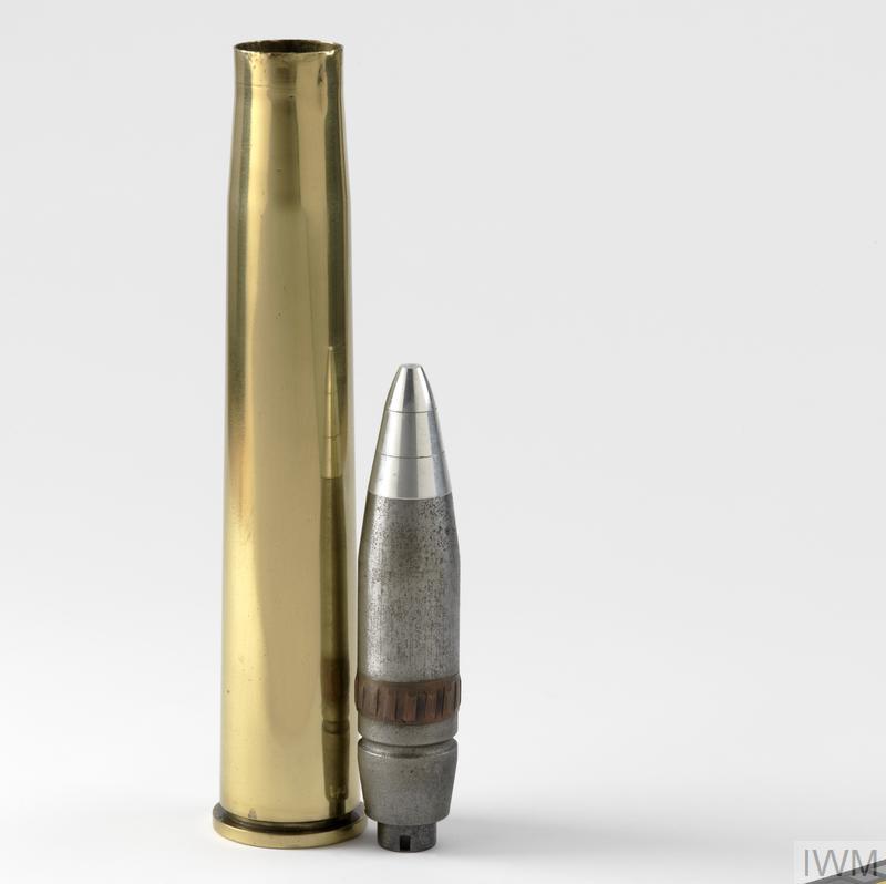 40mm Bofors cartridge case (with part replica shell) Imperial War Museums