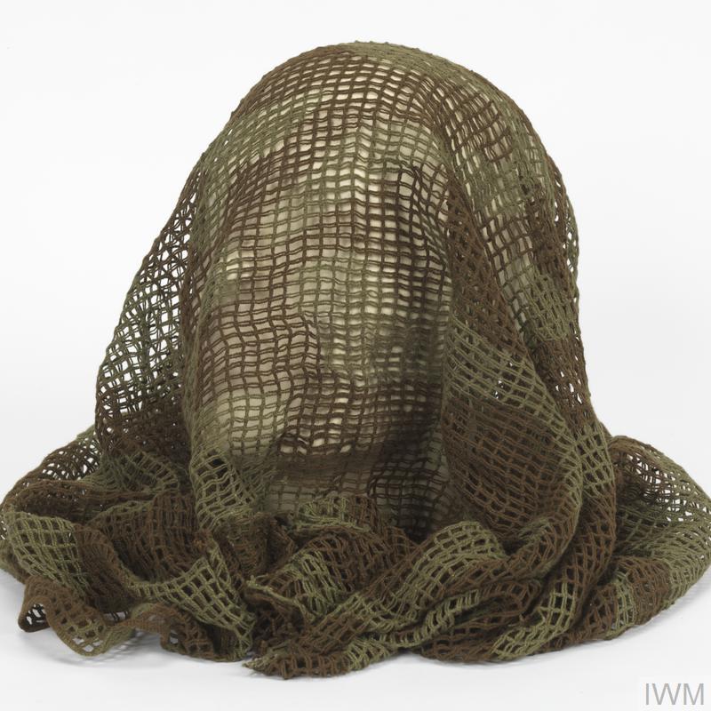 Face Veil (Individual Camouflage net) British Army Imperial War Museums