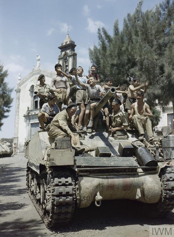 THE BRITISH ARMY IN SICILY, AUGUST 1943 (TR 1244)