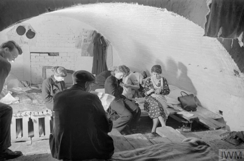 AIR RAID SHELTER UNDER THE RAILWAY ARCHES, SOUTH EAST LONDON, ENGLAND