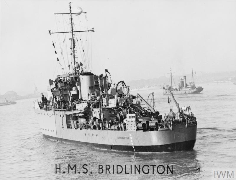 HMS BRIDLINGTON, BRITISH BANGOR CLASS MINESWEEPER. Imperial War Museums