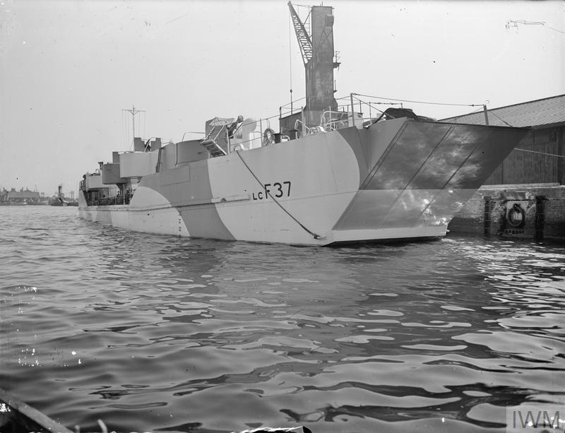 THE NAVY'S LANDING CRAFT (FLAK) 37. 24 SEPTEMBER 1943, TILBURY DOCKS