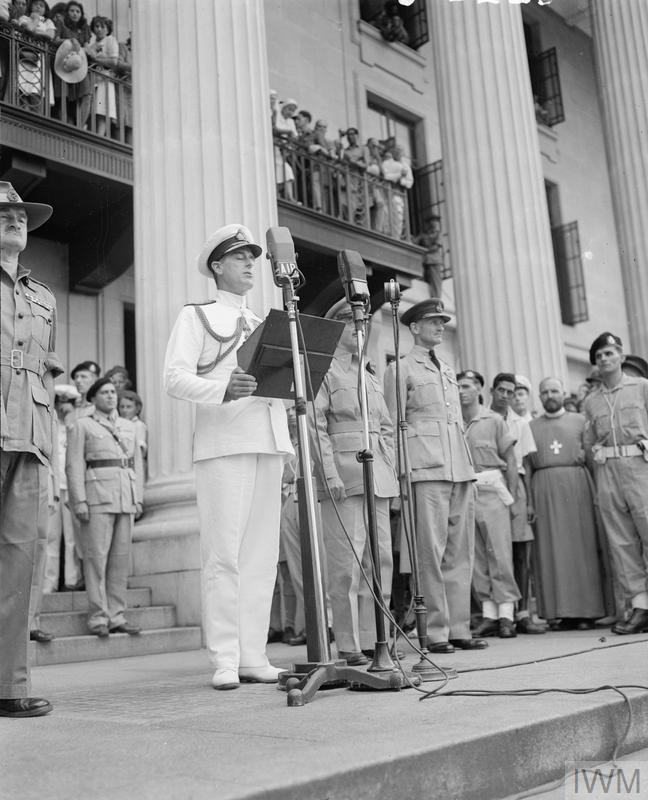 THE JAPANESE SOUTHERN ARMIES SURRENDER AT SINGAPORE, 1945 (SE 4708)