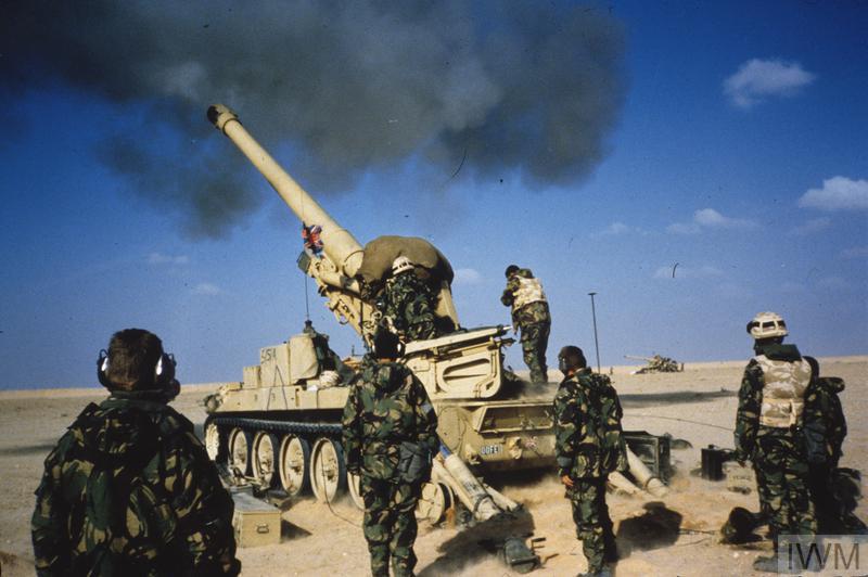 THE GULF WAR 199091 32 HEAVY REGT, ROYAL ARTILLERY. Imperial War Museums