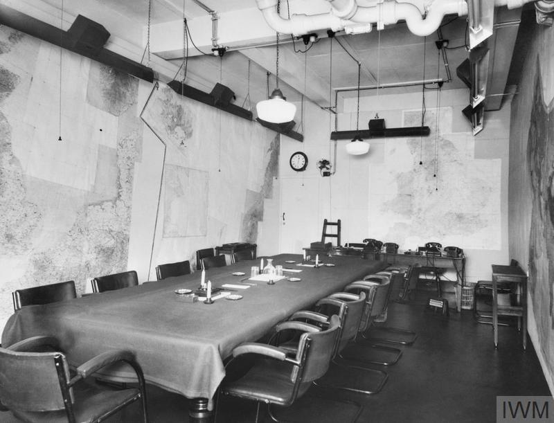 THE WAR ROOMS, WHITEHALL, LONDON. Imperial War Museums