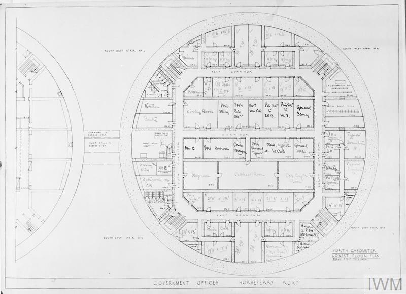 PLANS OF THE WAR ROOMS Imperial War Museums