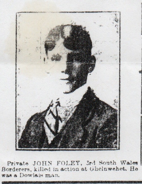 Life story John Foley Lives of the First World War