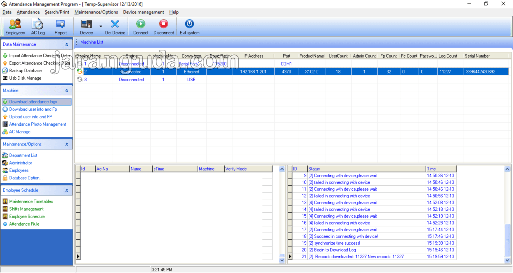 Cara Reset Password Admin Fingerprint X102 « Jaranguda